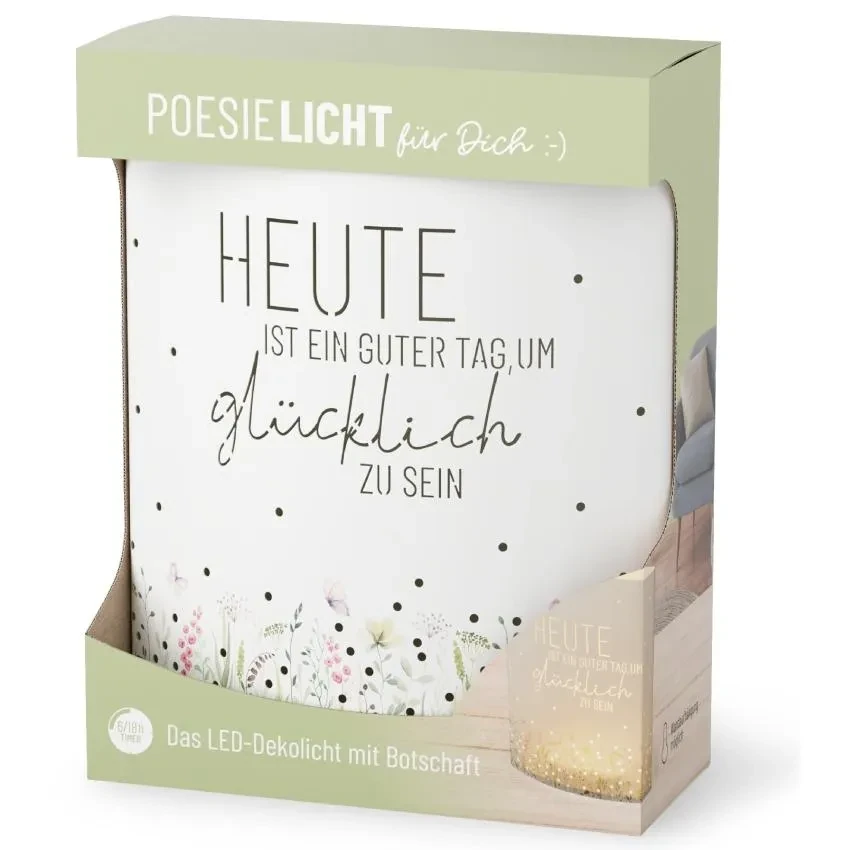 Poesielicht "Wiese" aus Papier