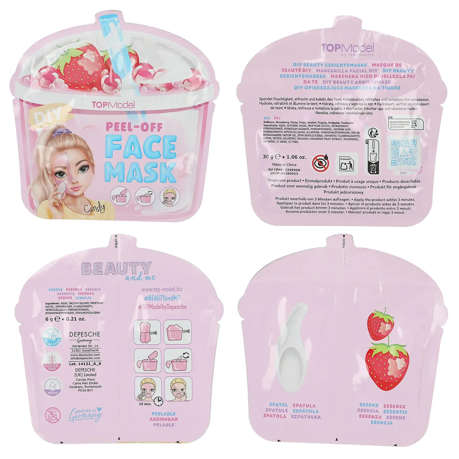 TOPModel DIY Gesichtsmaske CANDY GLAM