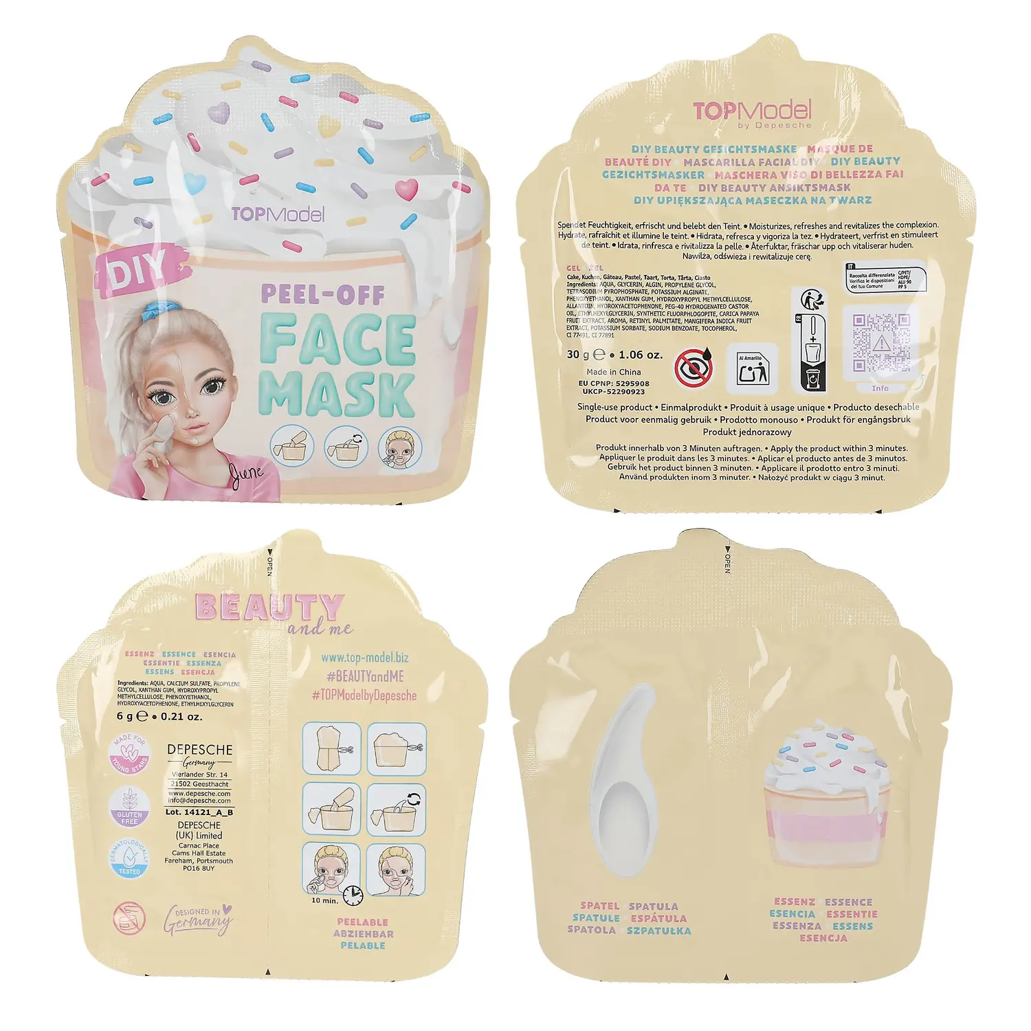 TOPModel DIY Gesichtsmaske CANDY GLAM