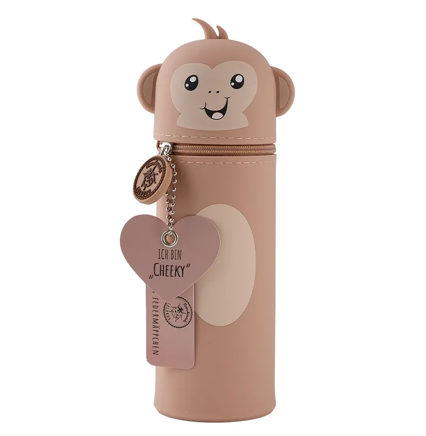 Federmäppchen aus Silikon „Affe Cheeky“