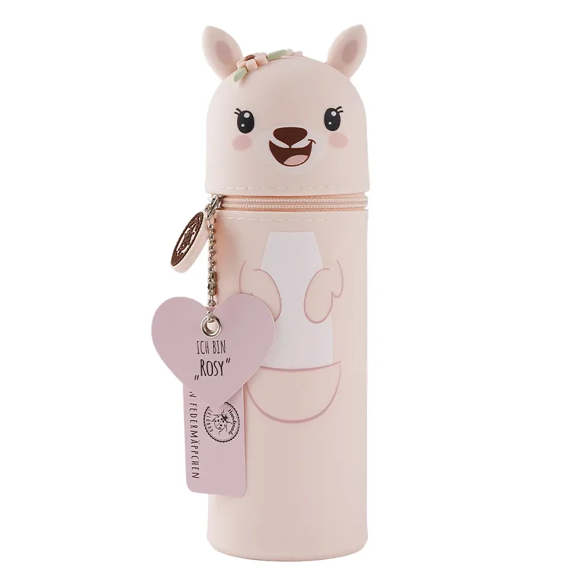 Federmäppchen aus Silikon „Känguru Rosy“