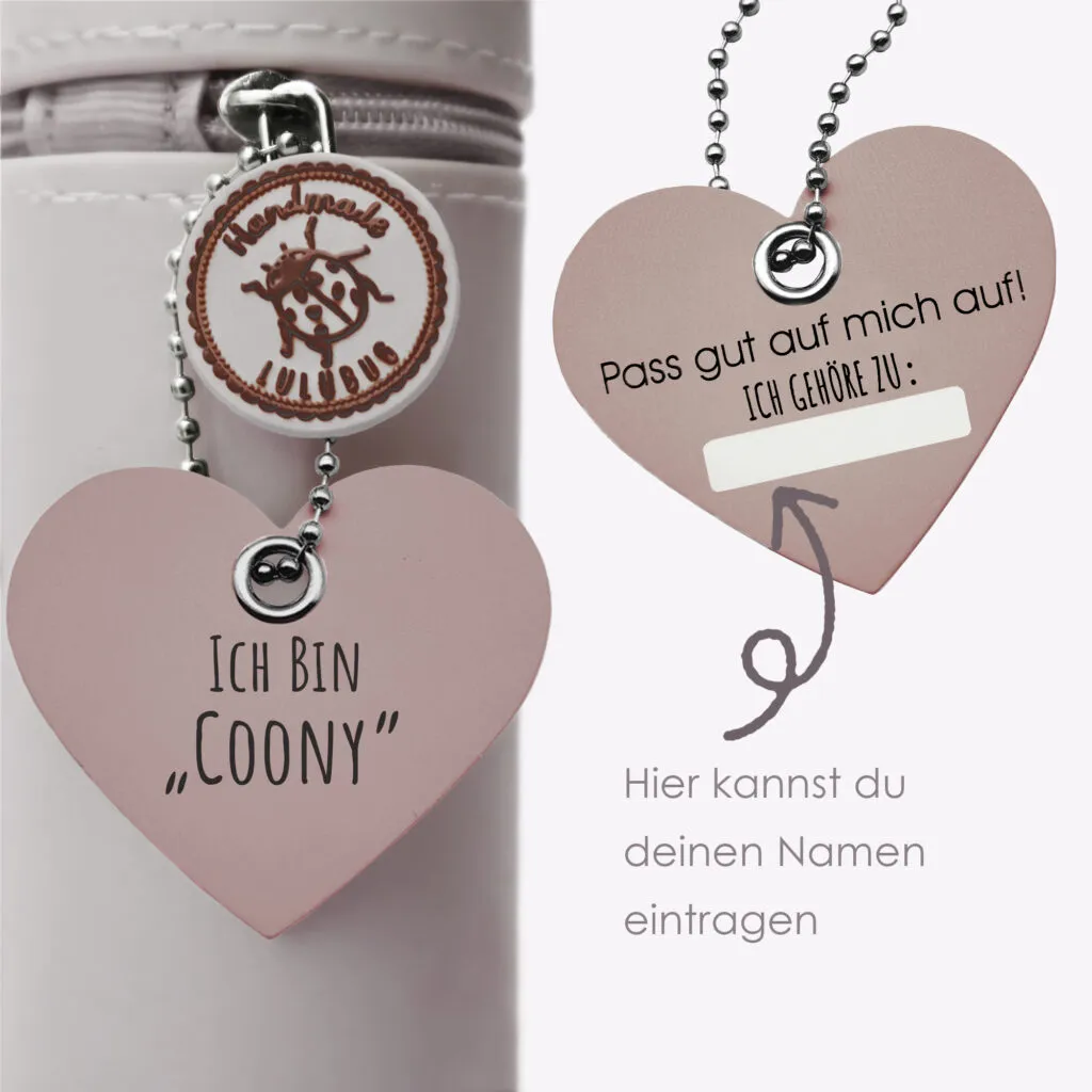 Federmäppchen aus Silikon „Waschbär Coony“