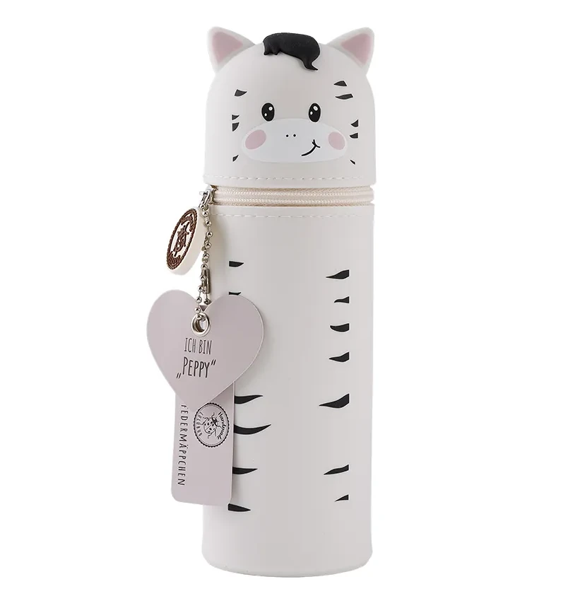 Federmäppchen aus Silikon „Zebra Peppy“